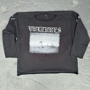 Kanye West Yeezy Vultures Long Sleeve Graphic Tee Shirt Official Merch Size 1